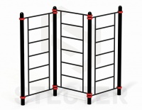 комплекс из трех шведских стенок (paw-57)