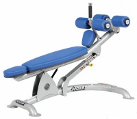 скамья для пресса с регулируемым углом наклона ( от +10 до -20 град.) hoist cf-3264