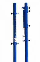 стойки волейбольные polsport стальные с механизмом натяжения 2 шт.