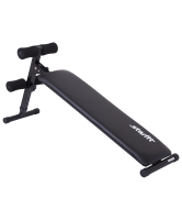 скамья для пресса br-104 прямая предназначена для выполнения силовых упражнений и тренировки пресса.