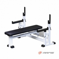 скамья для жима лежа со страховкой arms ar012.1