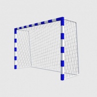 ворота для минифутбола или гандбола hercules 6318 алюминиевые стационарные 3х2х1 м (шт)