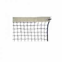 сетка для большого тенниса ?=2,2 мм, белая, обшитая капроном с 3-х сторон м369т