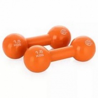 гантель виниловая lite weights пара 3967eg 1,5кг