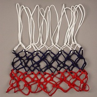 сетка баскетбольная kv.rezac нить 4мм пп, красно-сине-белая