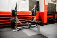 олимпийская горизонтальная скамья для жима yousteel