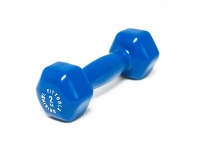 гантель в виниловой оболочке 2 кг original fit.tools ft-vwb-2 синий