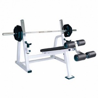 скамья силовая, для жима штанги лёжа под углом вниз johns sb 1044