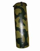 мешок боксерский на полукольцах лидер l=100 см d=30 см 29 кг (тент) черный