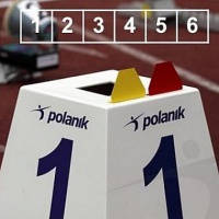 тумба с номером дорожки и указателем фальстарта polanik к-т из 10 шт. 929-lm-45