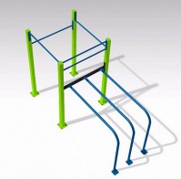 комлекс турников и брусья 6037