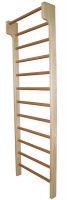 шведская стенка деревянная plastep бук с турником 80х240 см