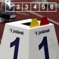 тумба с номером дорожки и указателем фальстарта polanik к-т из 4 шт. 929-lm-45