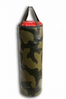 мешок боксерский лидер l=100 см d= 35 см (тент) черный