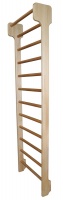 шведская стенка деревянная plastep береза с турником люкс 80х300 см