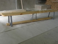 скамья гимнастическая atlet на регулируемых металлических ножках 4 м imp-a83