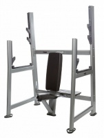 олимпийская скамья для жима от плеч (армейский жим) inotec e44