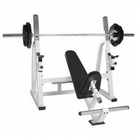 скамья силовая, для жима штанги лёжа под углом вверх johns sb 1043