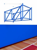 ферма для баскетбольного щита складная настенная