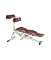 bronze gym h-034a скамья для пресса регулируемая (коричневый)