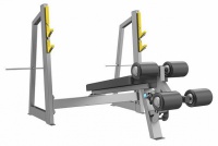 скамья-стойка для жима под углом вниз dhz a3041