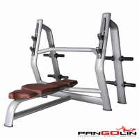 скамья для жима штанги горизонтальная pangolin 6023