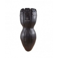 боксерский мешок фигурный двухуровневый 100-90 кг.150х40 экокожа+ тент/цепи+кольцо+карабин