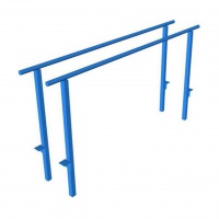 брусья уличные "тонус" с подножкой apolonsport