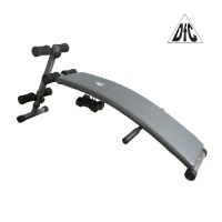 скамья для пресса dfc  d101a складная, c 2 гантелями