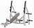 олимпийская наклонная скамья с держателями дисков hoist cf-3172