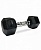 гантель гексагональная 7 кг star fit db-301 черный