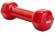гантель обрезиненная 1 кг bradex sf 0159 красный